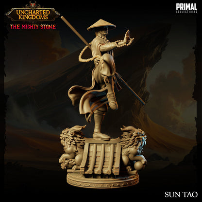 Monk Sun Tao | Uncharted Kingdoms | TTRPG D&D Miniature | Primal Collectibles