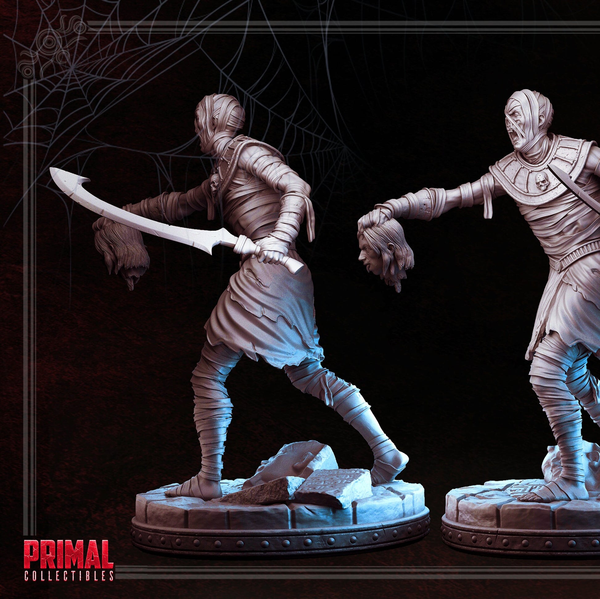 Mummy | Tabletop Scale | TTRPG D&D Miniature | Primal Collectibles
