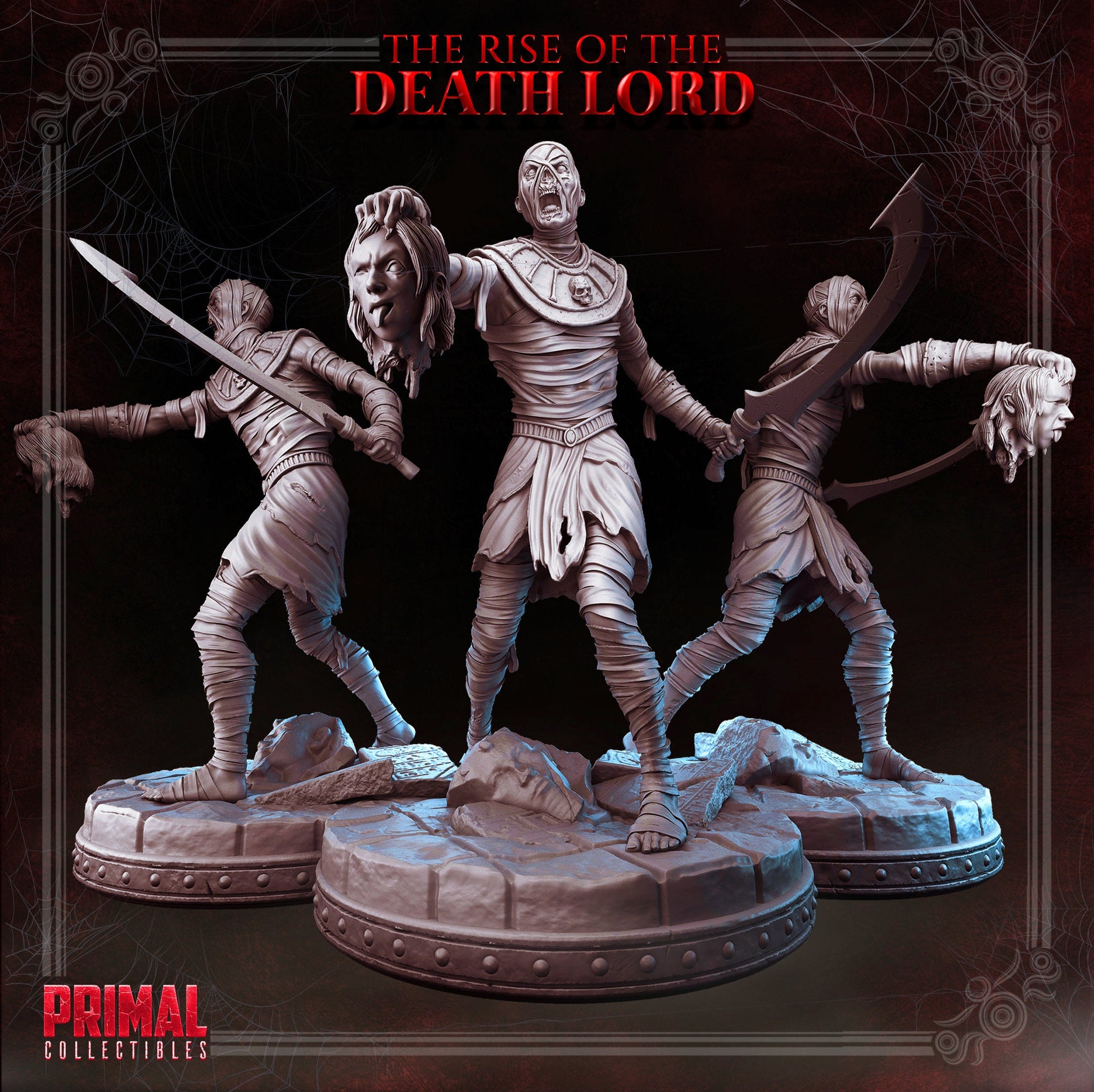 Mummy | Tabletop Scale | TTRPG D&D Miniature | Primal Collectibles