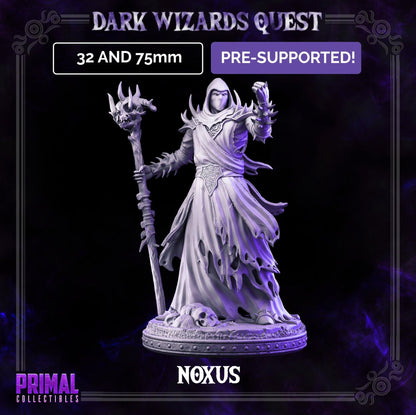 Noxus Boss | Dark Wizards Quest | TTRPG D&D Miniature | Primal Collectibles