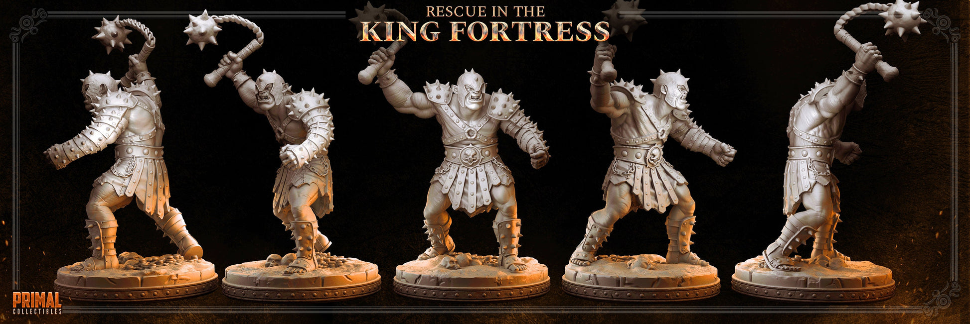 Orc Minion Maknok | Tabletop Scale | TTRPG D&D Miniature | Primal Collectibles