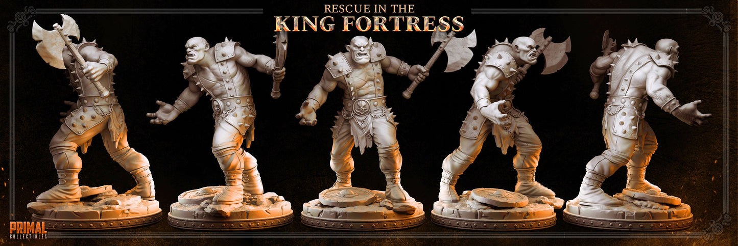 Orc Minion Urzoth | Tabletop Scale | TTRPG D&D Miniature | Primal Collectibles