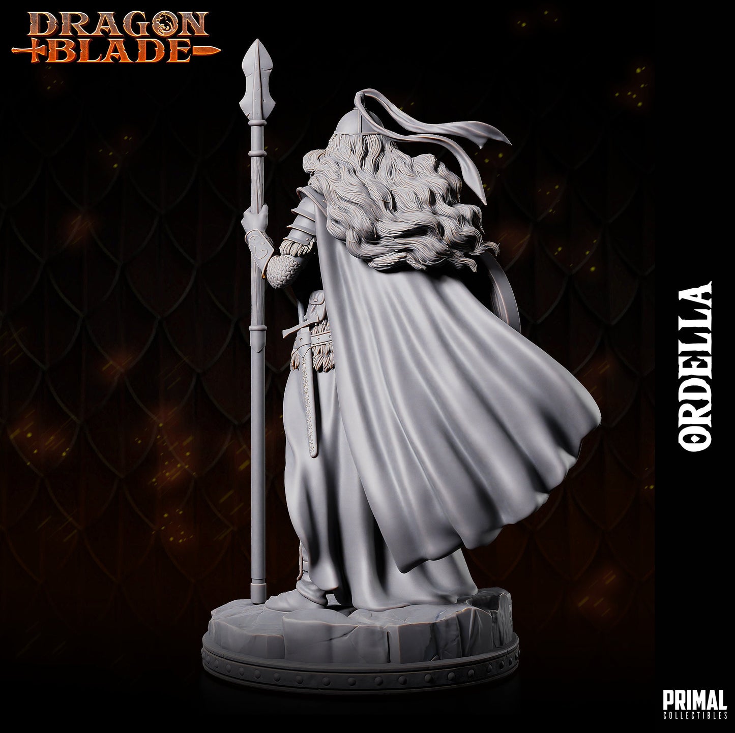 Ordella Elf | Tabletop Scale | TTRPG D&D Miniature | Primal Collectibles