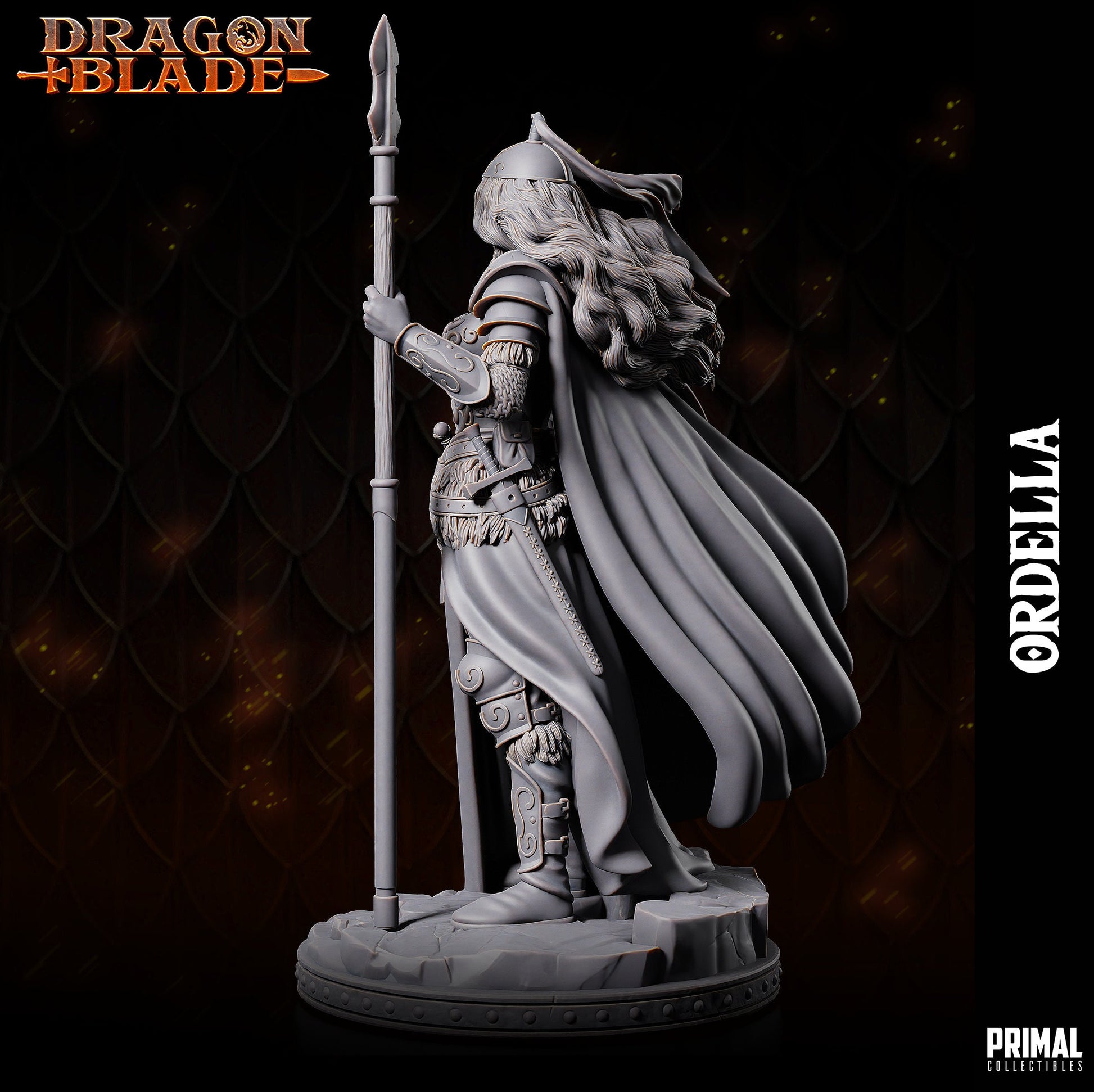Ordella Elf | Tabletop Scale | TTRPG D&D Miniature | Primal Collectibles