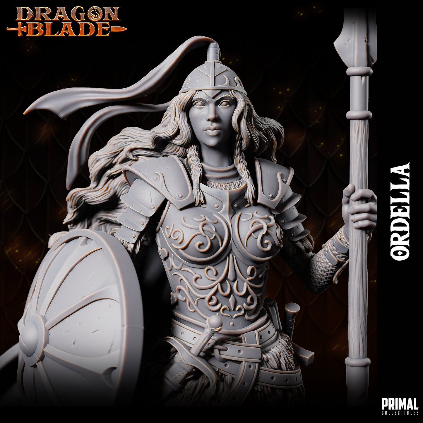 Ordella Elf | Tabletop Scale | TTRPG D&D Miniature | Primal Collectibles