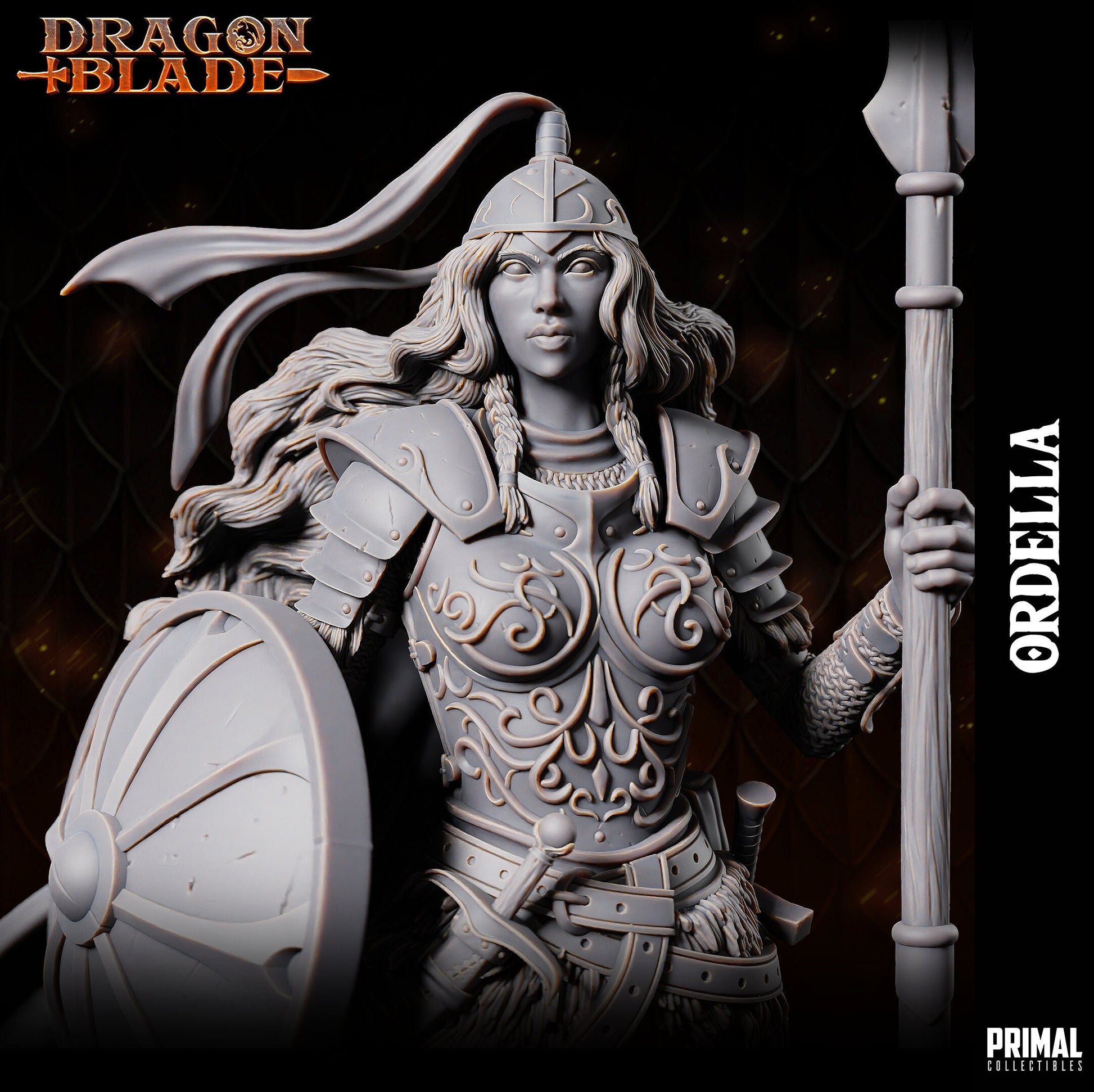 Ordella Elf | Tabletop Scale | TTRPG D&D Miniature | Primal Collectibles