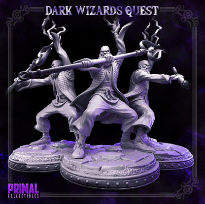 Rayzen Shaka | Dark Wizards Quest | TTRPG D&D Miniature | Primal Collectibles