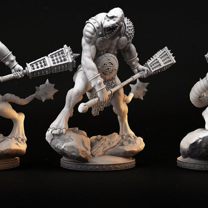 Reptile Skeghh Fimir | Tabletop Scale | TTRPG D&D Miniature | Primal Collectibles