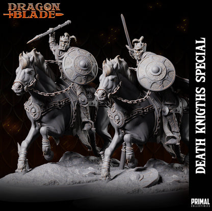 Skeleton on Horse | Dragonblade | TTRPG D&D Miniature | Primal Collectibles
