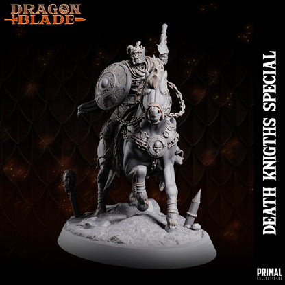 Skeleton on Horse | Dragonblade | TTRPG D&D Miniature | Primal Collectibles