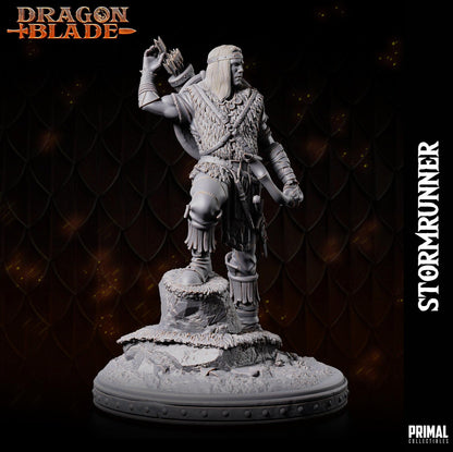 Stormrunner Ranger | Dragonblade | TTRPG D&D Miniature | Primal Collectibles