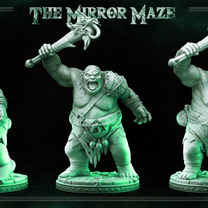 Kerag Ogre | The Mirror Maze | TTRPG D&D Miniature | Primal Collectibles