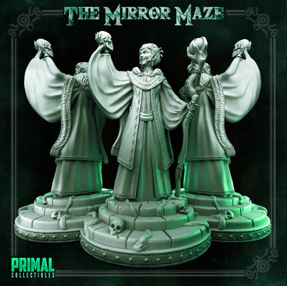 Lilith Archmage | The Mirror Maze | TTRPG D&D Miniature | Primal Collectibles