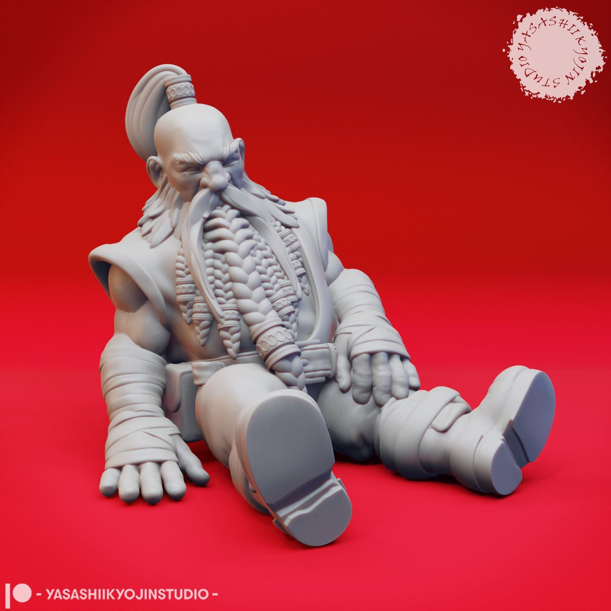 Dwarf, Rockseeker Brothers | TABLETOP SCALE | D&D TTRPG Monster Miniature | Yasashii Kyojin Studio
