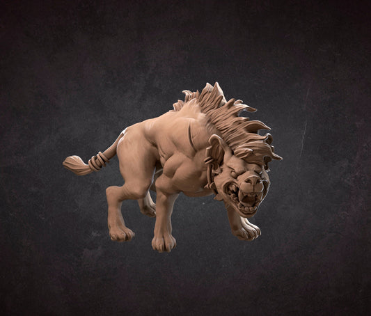 Hyena | TABLETOP SCALE | D&D TTRPG Miniature | Bite the Bullet