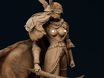 Decaying Demigoddess | Resin Garage Kit Sculpture Anime Video Game Fan Art Statue | CA 3D Studios