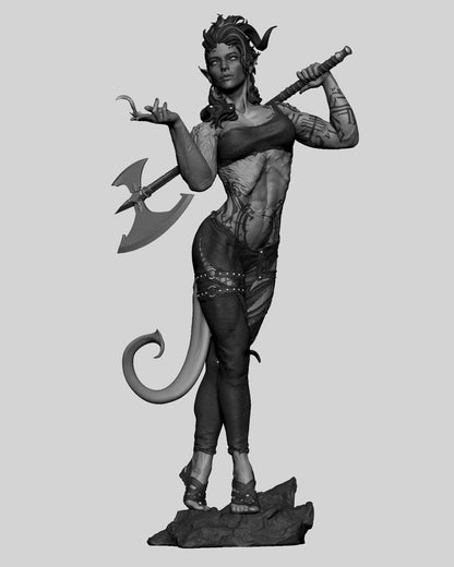 1:12 Spicy Barbarian | Resin Garage Kit Sculpture Anime Video Game Fan Art Statue | CA 3D Studios