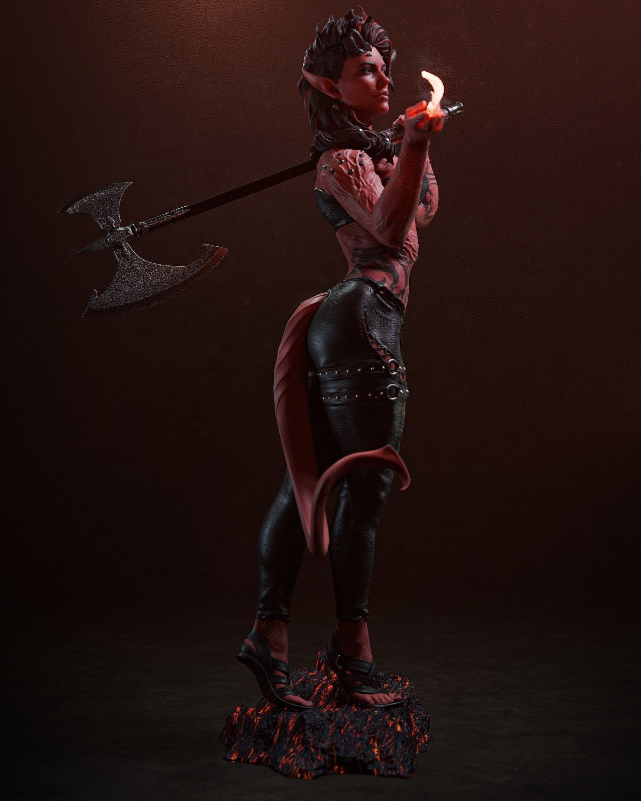 1:12 Spicy Barbarian | Resin Garage Kit Sculpture Anime Video Game Fan Art Statue | CA 3D Studios