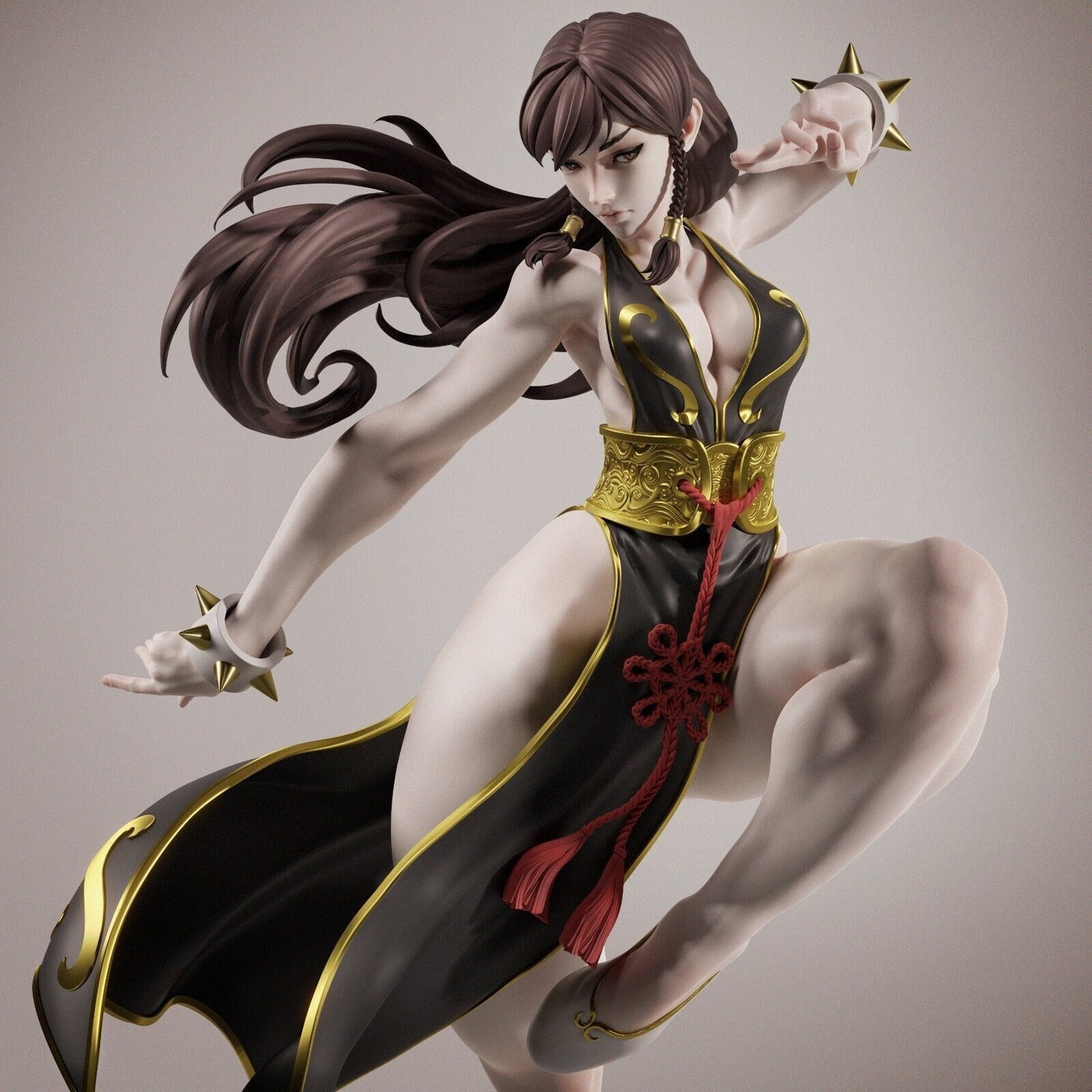 1:12 Martial Arts Fighter of the Streets | Resin Garage Kit Figure Game Fan Art | CA 3D Studios
