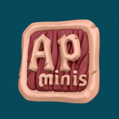 Turnip a Chow Chow Warrior | D&D TTRPG Miniature | Awkward Penguin Minis