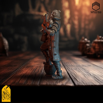 Uldon the Bard, Human Male | Tabletop or Display Scale | TTRPG D&D Miniature | Cripta Studios