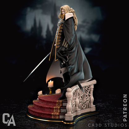 Half Vampire | Resin Garage Kit Sculpture Anime Video Game Fan Art Statue | CA 3D Studios