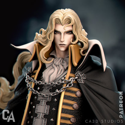 Half Vampire | Resin Garage Kit Sculpture Anime Video Game Fan Art Statue | CA 3D Studios