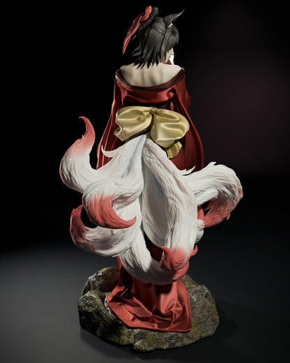 Ancient Sun Goddess, Amaterasu Ōmikami | Resin Garage Kit Sculpture Anime Video Game Fan Art Statue | CA 3D Studios