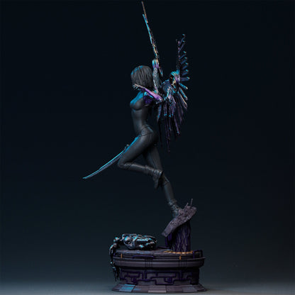 1:12 Winged Cyborg | Resin Garage Kit Sculpture Anime Video Game Fan Art Statue | CA 3D Studios