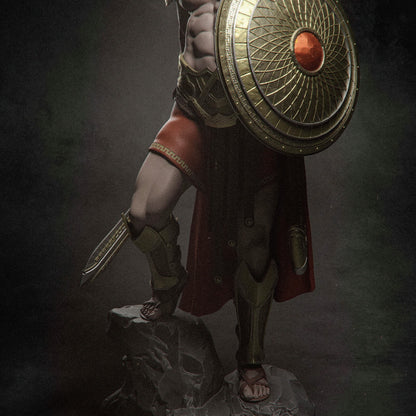 Greek God of War, Ares | Resin Garage Kit Sculpture Anime Video Game Fan Art Statue | CA 3D Studios