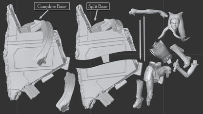 Duel of Fates | Resin Garage Kit Sculpture Anime Video Game Fan Art Statue | CA 3D Studios