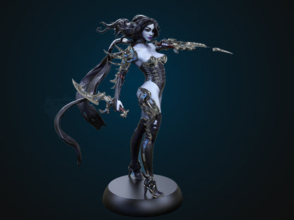 Dark Elf Assassin | TABLETOP SCALE | TTRPG Miniature | Hold My Miniatures