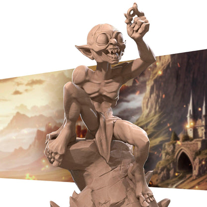 Bullet Rings, Creature | TABLETOP SCALE | TTRPG Miniature | Bite the Bullet | Unpainted, Unplated Resin 8k