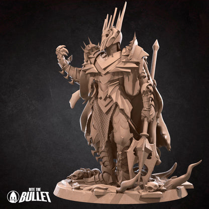 Bullet Rings, Dark Lord | TABLETOP SCALE | TTRPG Miniature | Bite the Bullet | Unpainted, Unplated Resin 8k