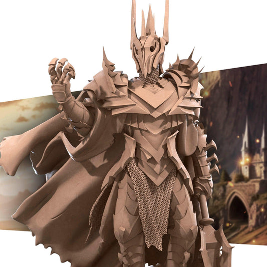 Bullet Rings, Dark Lord | TABLETOP SCALE | TTRPG Miniature | Bite the Bullet | Unpainted, Unplated Resin 8k