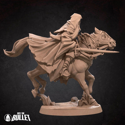 Bullet Rings, Dark Riders | TABLETOP SCALE | TTRPG Miniature | Bite the Bullet | Unpainted, Unplated Resin 8k