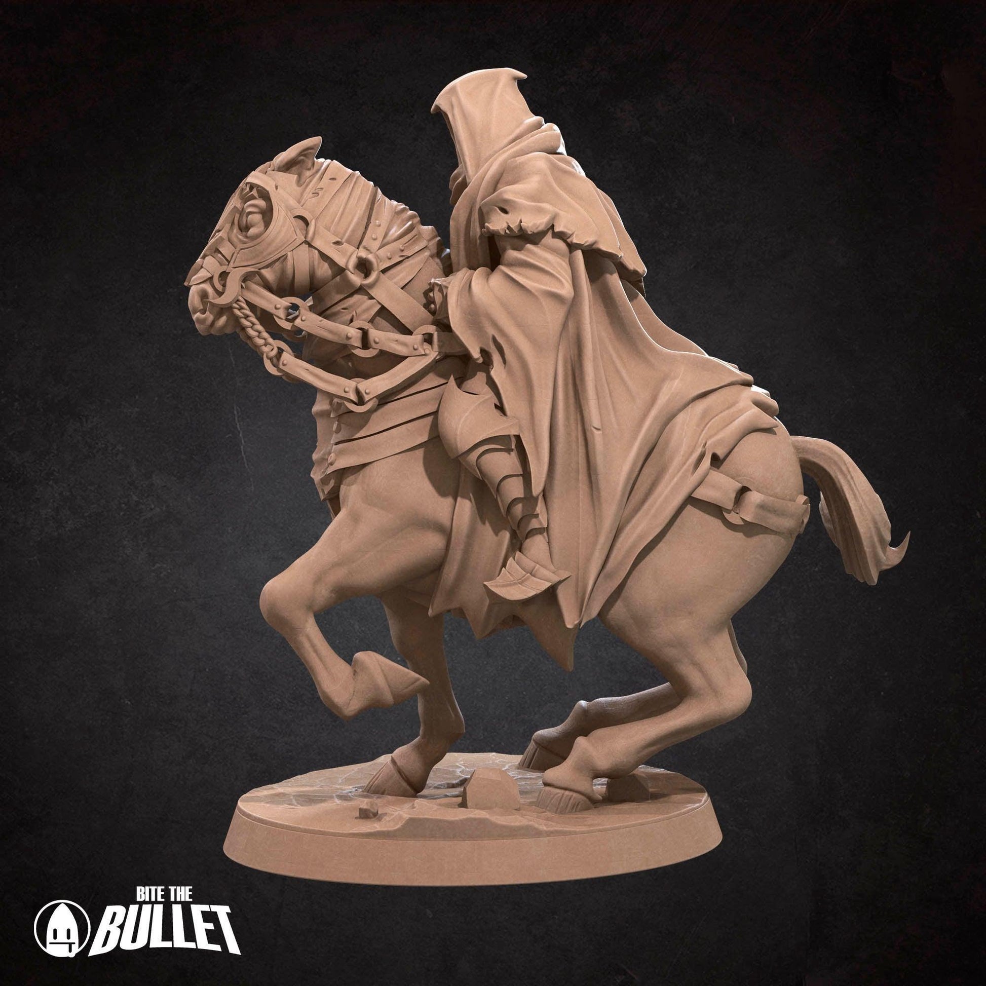 Bullet Rings, Dark Riders | TABLETOP SCALE | TTRPG Miniature | Bite the Bullet | Unpainted, Unplated Resin 8k