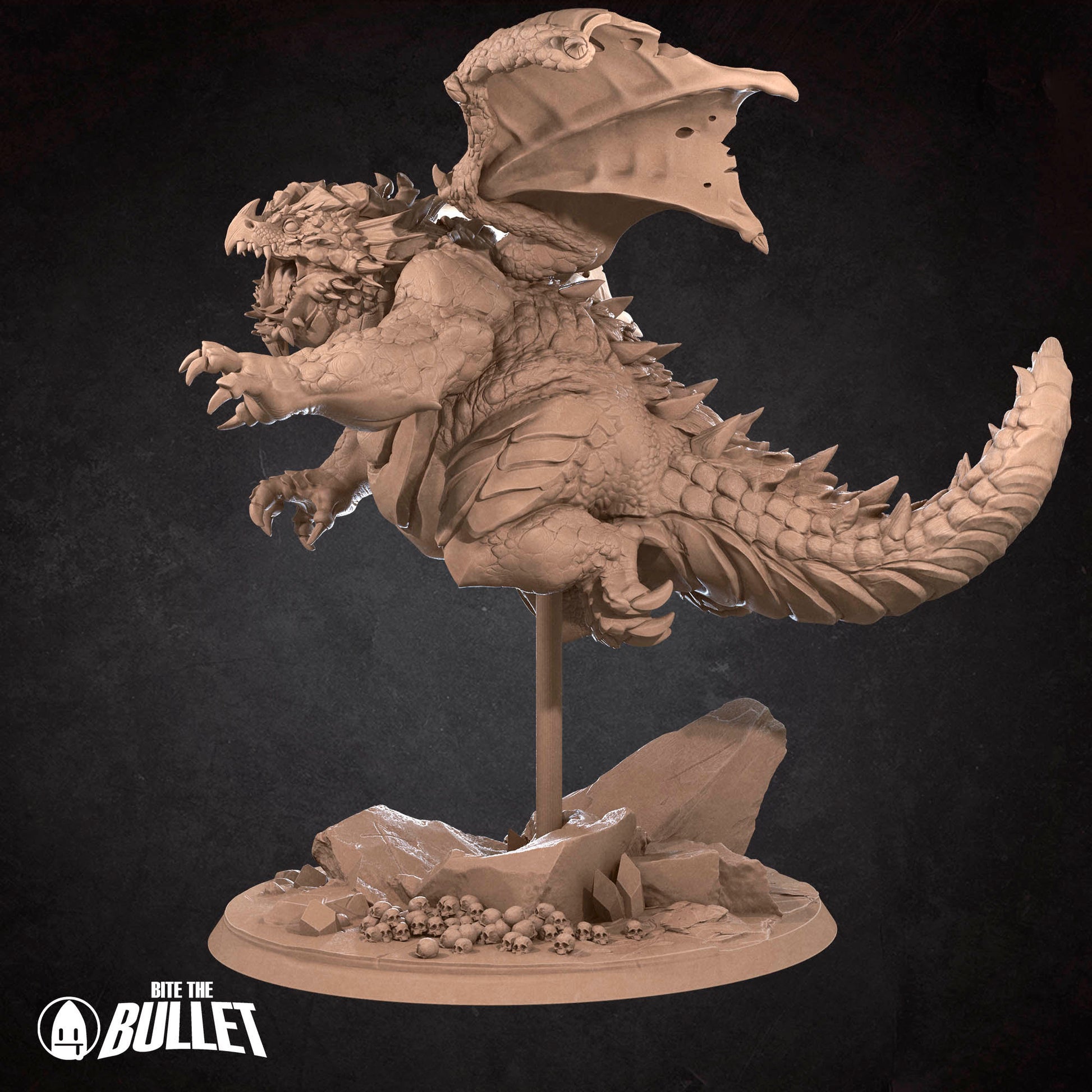 Chonky Dragon | TABLETOP SCALE | D&D TTRPG Miniature | Bite the Bullet