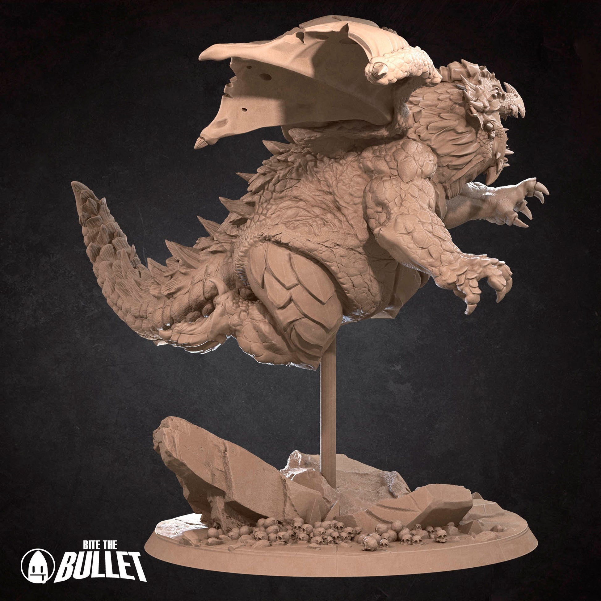 Chonky Dragon | TABLETOP SCALE | D&D TTRPG Miniature | Bite the Bullet