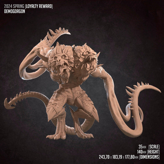 Demogorgon | TABLETOP SCALE | D&D TTRPG Miniature | Bite the Bullet