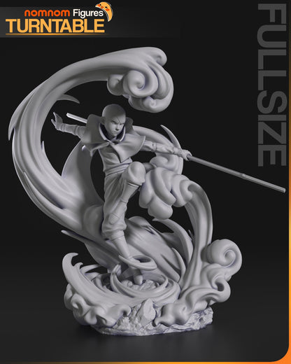 Air Bending Avatar | Resin Garage Kit Figure Show Fan Art | Nomnom Figures