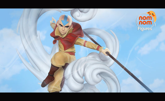Air Bending Avatar | Resin Garage Kit Figure Show Fan Art | Nomnom Figures