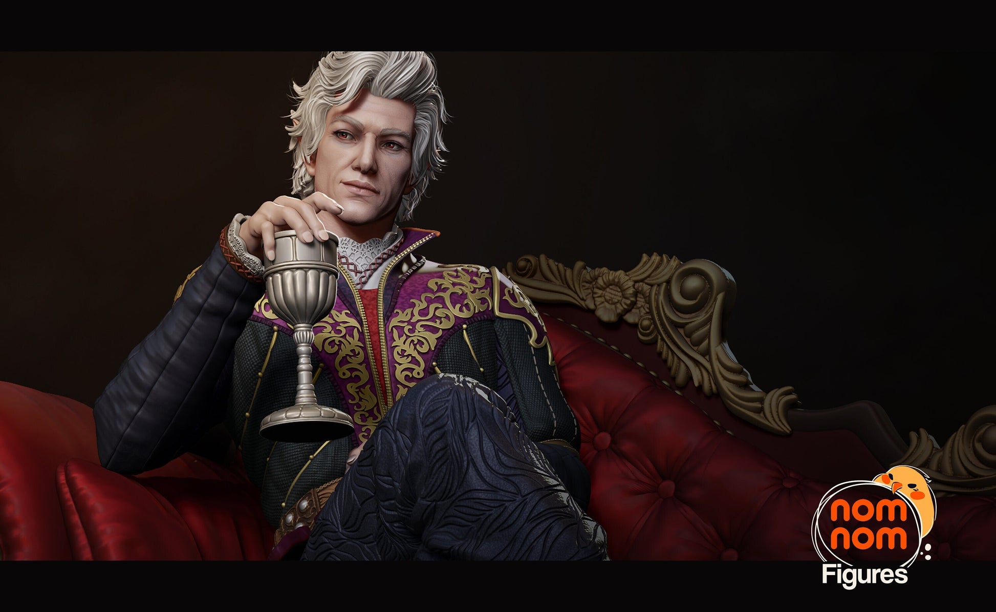 Charming Vampire Spawn | Resin Garage Kit Figure Game Fan Art | Nomnom Figures