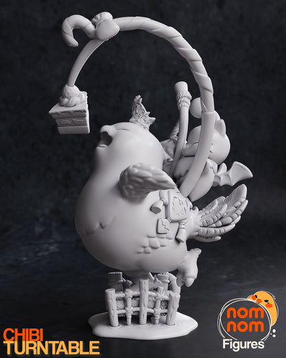 Chibi Fat Chocobo | Resin Garage Kit Figure Game Fan Art | Nomnom Figures
