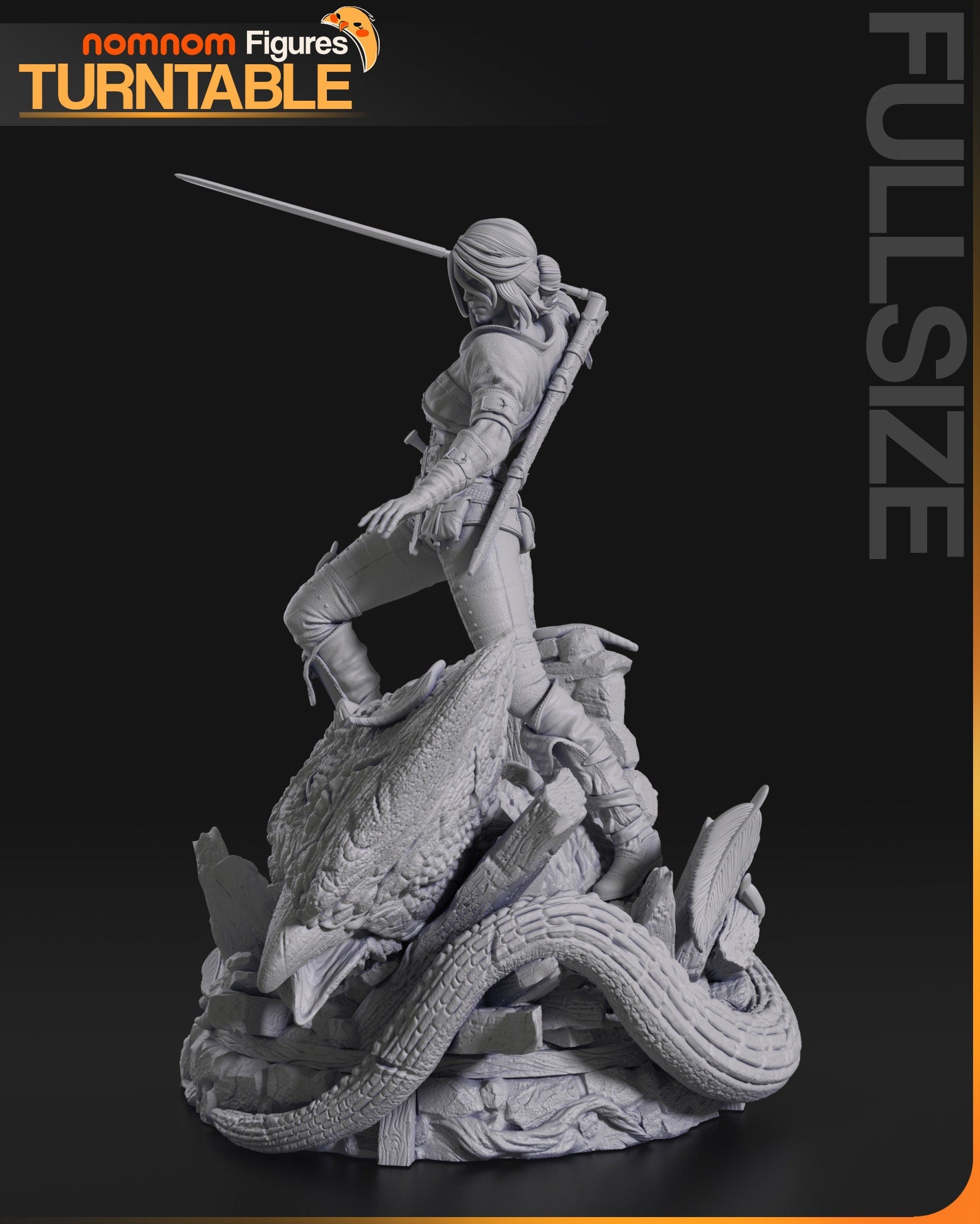 Child of Destiny | Resin Garage Kit Figure Book Game Fan Art | Nomnom Figures