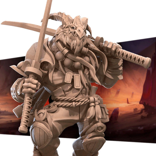 Dragonborn Monk | TABLETOP SCALE | TTRPG Miniature | Bite the Bullet | Unpainted, Unplated Resin 8k