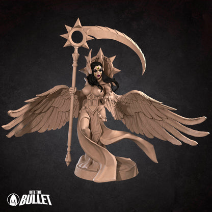 Exxotic Deathpact Angel | Woman Pinup SFW NSFW Model Miniature | Bite the Bullet