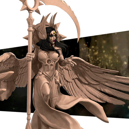 Exxotic Deathpact Angel | Woman Pinup SFW NSFW Model Miniature | Bite the Bullet