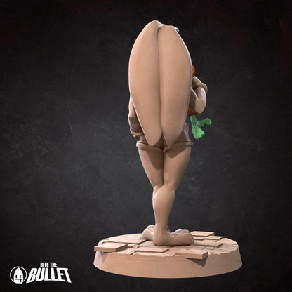 Exxotic Harengon Bunny | Woman Pinup SFW NSFW Model Miniature | Bite the Bullet