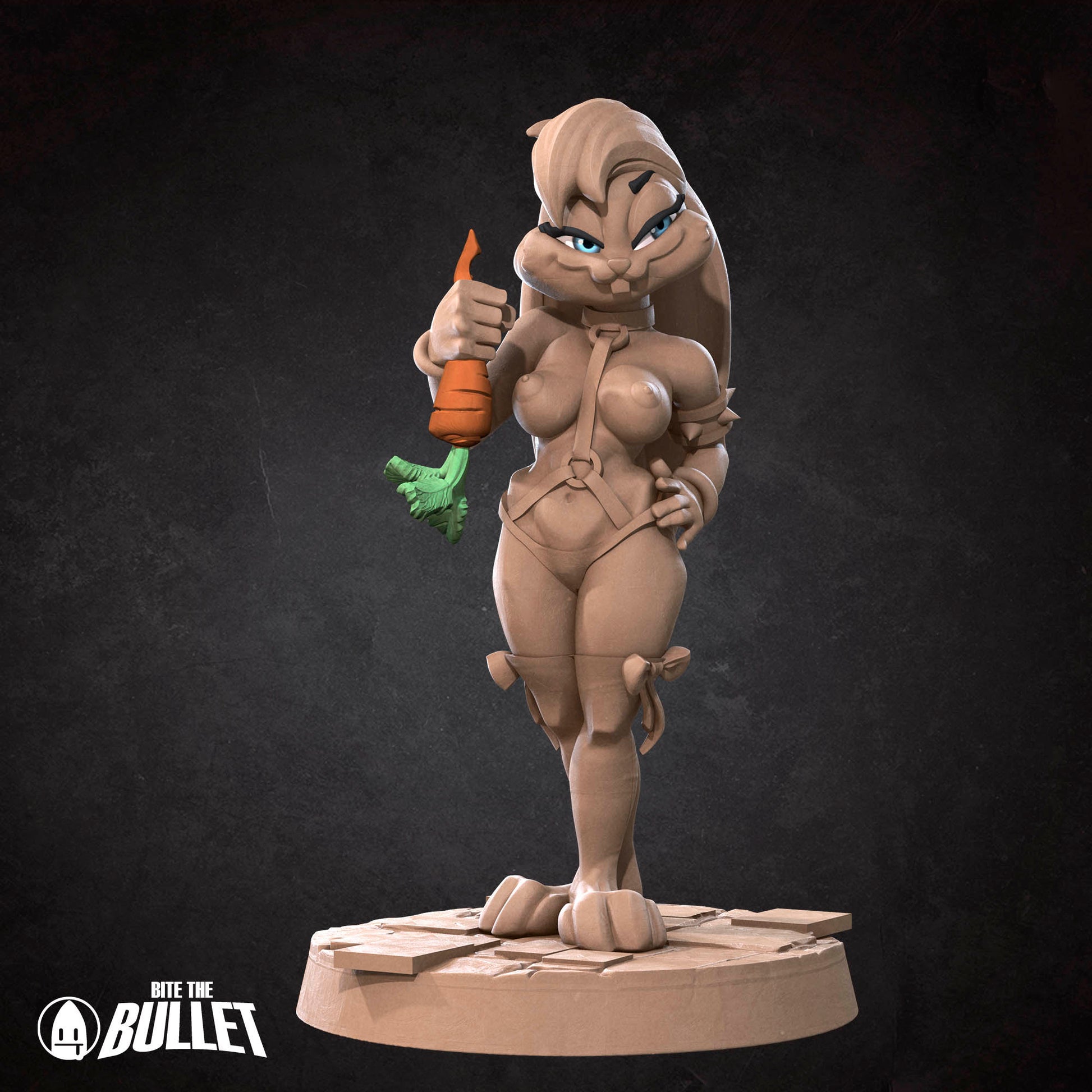 Exxotic Harengon Bunny | Woman Pinup SFW NSFW Model Miniature | Bite the Bullet